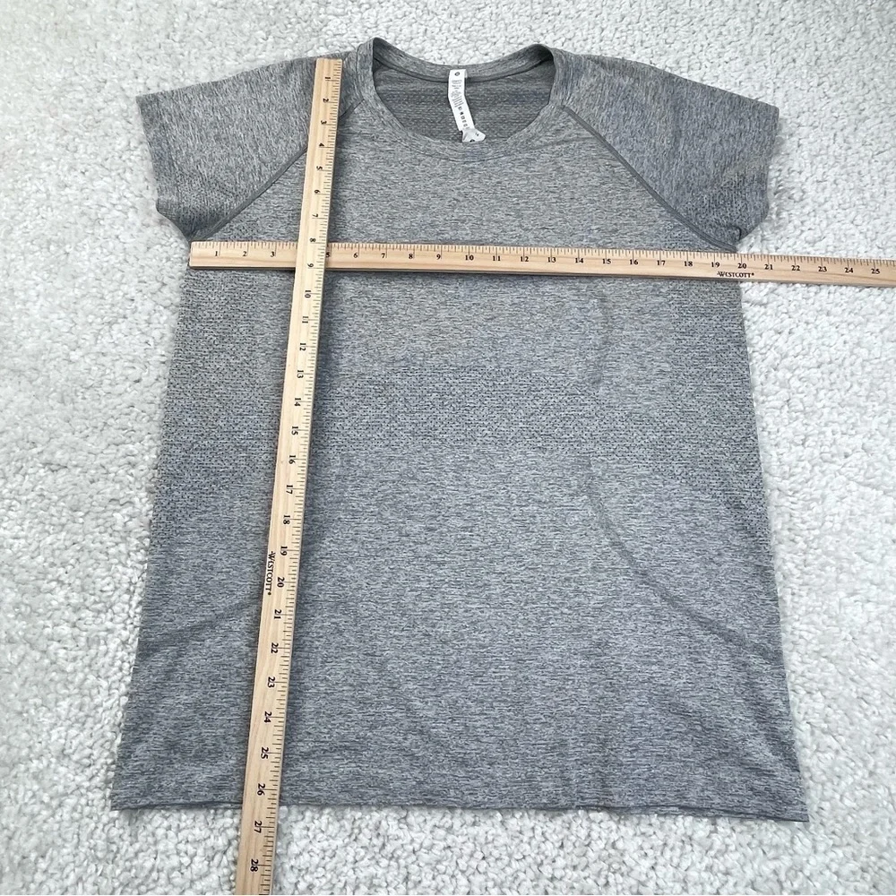Lululemon Swiftly Tech Shirt Short Sleeves Heather Gray 14 #173